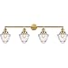 Innovations 215-SG-G664-7-LED 4-Light Bath Vanity Light Satin Gold