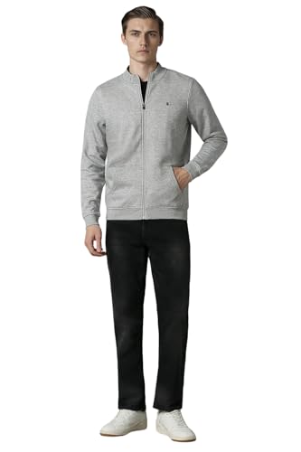 Image of Louis Philippe PolyMen's Cotton Round Neck Sweatshirt