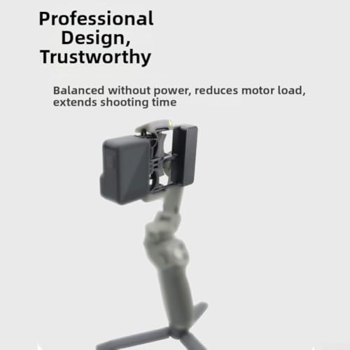 MeevrgR Action 5 Adaptador para DJI para Osmo Mobile 7P/7/6 - Soportes para DJI Action 5 Cámara a Smartphone Gimbal, Negro Soporte ABS - imagen 9