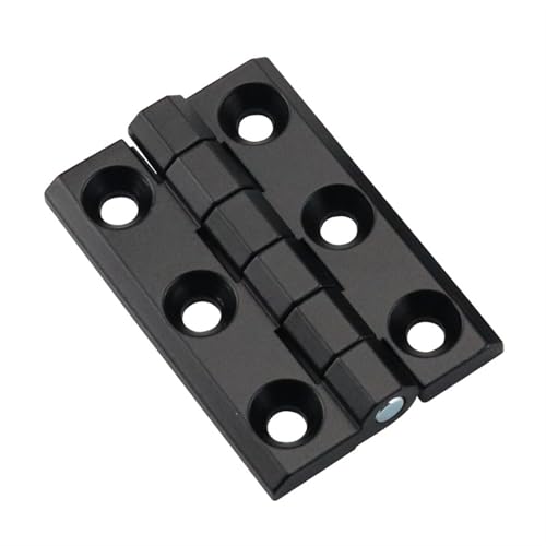 Charnière de distribution noire à pivot hexagonal pour sécuriser les coffrets de chantier - 3