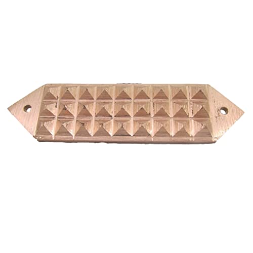 Image of Plus Value Copper Pyramid Strip Vastu Remedies Product Tool for Space Division, Virtual Shifting (4inch, Brown)