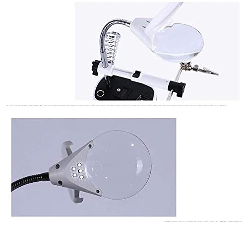 Réparation électronique simplifiée grâce à la loupe LED 5X 10X stable - 6