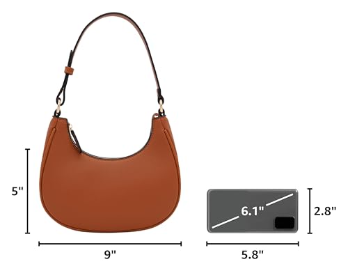 Image of FashionPuzzle Small Crescent Shoulder Bag Underarm Purse