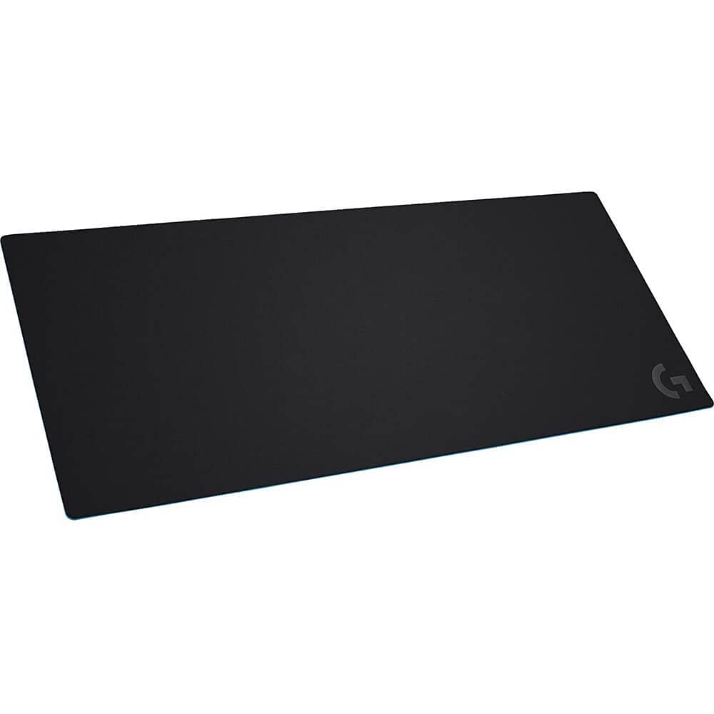 Logitech G840 XL Cloth Gaming Mouse Pad, Thin Pad, Stable Rubber Base, Performance-tuned Moderate surface friction, Durable tube for transport - Black