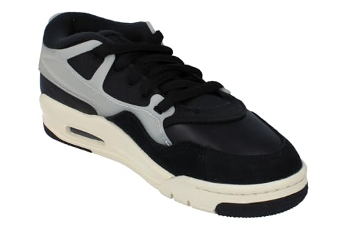 Air Jordan 4RM Big Kids' Shoes (FQ7938-006, Black/Sail/Coconut Milk/Gym Red) Size 54