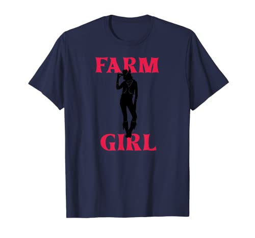 Farm Girl Farm Girl Paysage Cool Casual Cowgirl T-Shirt