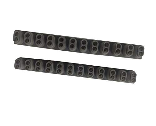 Image of Keyboard conductive Rubber. Rubber pad silicone Pads Buttons Fix, compatible with Yamaha part of PSR /KB /DGX series conductive adhesive strips (1group （12 keys）)