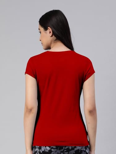 Image of Lyra Women's Cotton Regular Fit T-Shirt