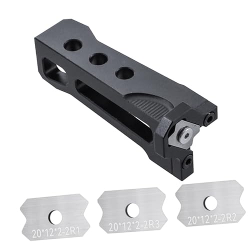 CTIRCHIU Pialle Manuali per Legno con Lama in Acciaio al Tungsteno Pialletto per Rifinitura Bordi Strumento Legno Resistente in Alluminio per Falegnameria e Lavori di Precisione