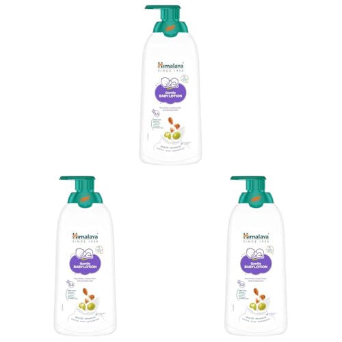 Image of Himalaya Gentle Baby Lotion 700ml | with Almond oil, Olive oil, Country Mallow | No.1 Doctor-Prescribed Brand |pH 5.5 formulation | Nourishes and moisturizes your baby's skin | Safe for Newborns
