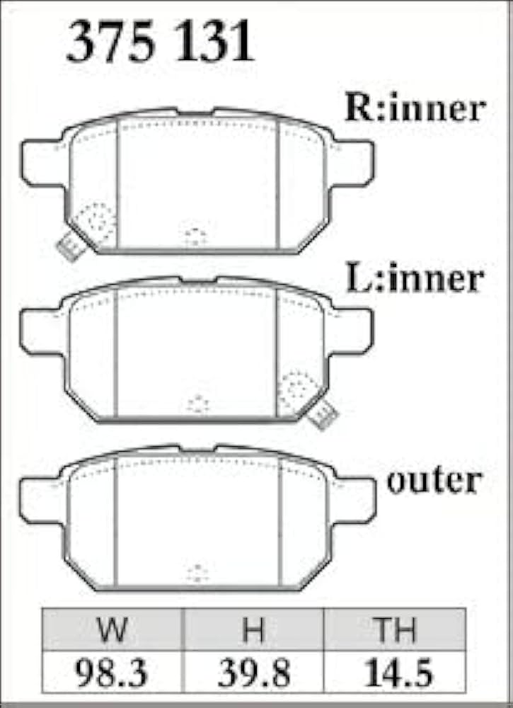 DIXCEL EXTRA Speed ES ブレーキパッド スイフト　zc33s DIXCEL EXTRA Speed ES-type ブレーキパッド リア スイフト