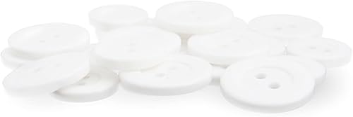 Miniatura 3 de ButtonMode Botones de bata de laboratorio (se adapta a AllHeart, Dickies, higos, manos curativas, Landau Labcoats) con 2 agujeros, juego de 22