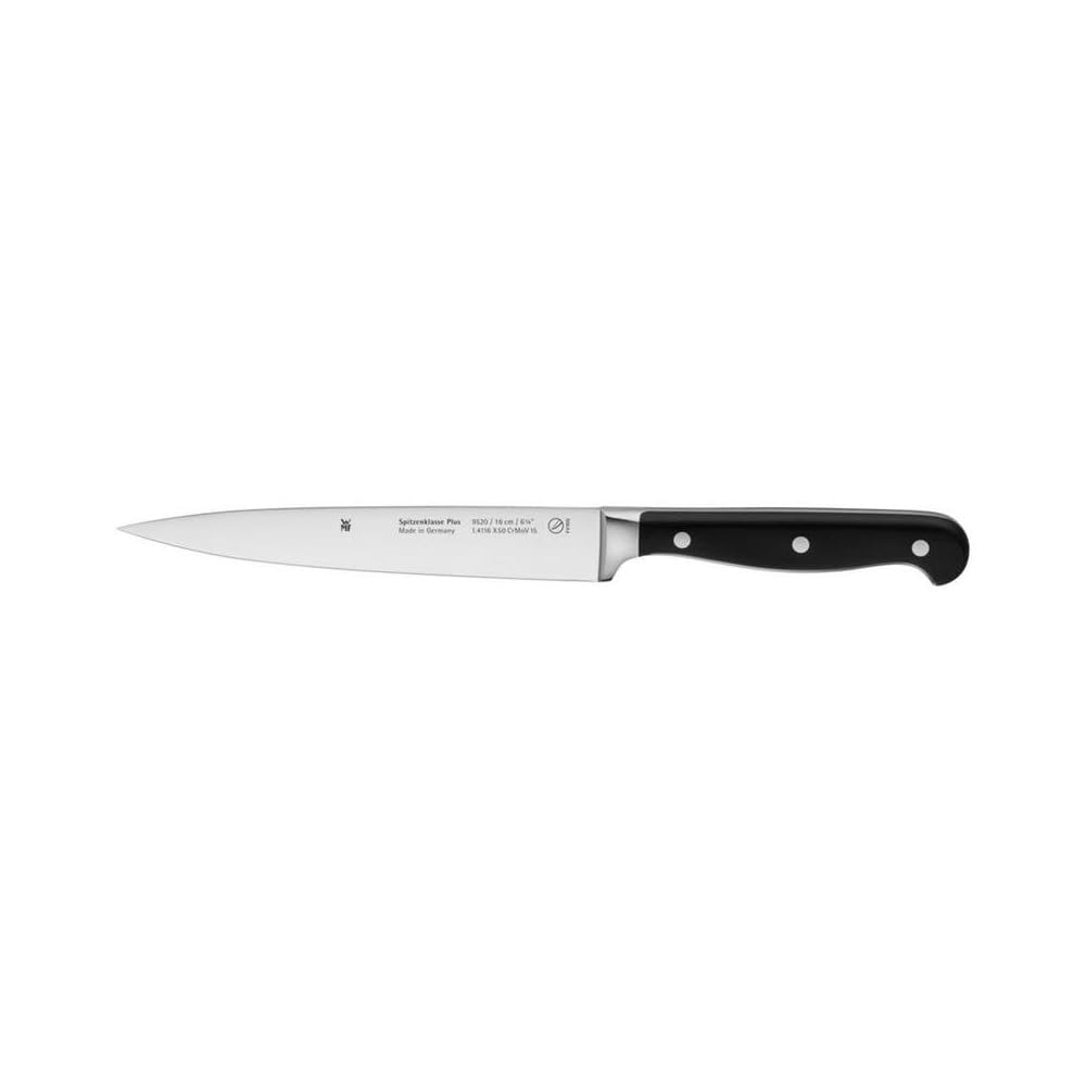 WMF Spitzenklasse Plus Fleischmesser 28 cm, Made in Germany, Fleischmesser Profi Messer geschmiedet, Performance Cut, Spezialklingenstahl, Klinge 16 cm