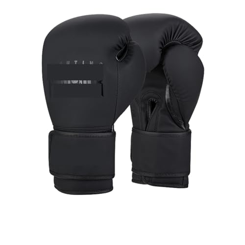 ボクシンググローブ 成人男性用コンバットボクシングトレーニンググローブ フィットネス エクササイズ 武道(Black,L)