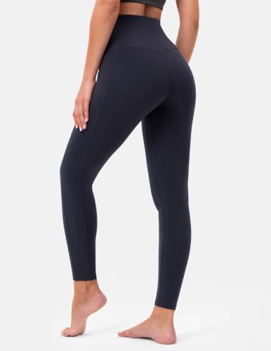 Image of Colorfulkoala Essential 7 /8 Leggings with Pockets | Yoga Pants for Women, Buttery Soft, Tummy Control, Workouts, Pilates, Casual, Gym, Athleisure, 25 inch Inseam