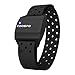 Messe mit günstig Kaufen-COOSPO HW706 Herzfrequenzmesser Aufladen Pulsmesser mit Armband per Bluetooth/ANT+, Herzfrequenz Armgurt Optisch IP67 Wasserdichter, Kompatibel mit CoospoRide, Wahoo, Strava, Elite HRV
