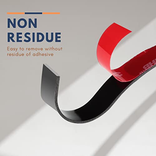 3M Double Sided Mounting Tape 5925 Vhb 1" Width Black Foam Tape High Bond Waterproof Heavy Duty Strong Adhesive Tape Thick 0.025 In Fastener Replace Décor Frame Logos #TOP3