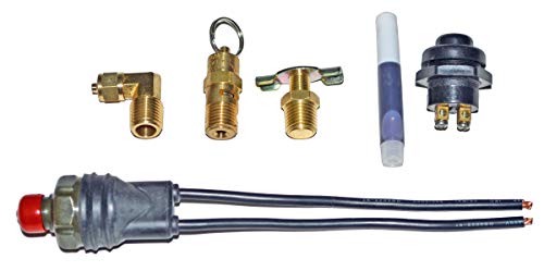 Kleinn Air Horns Hk3-1 Complete Triple Air Horn Package - Black #TOP5