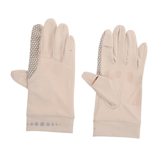 GRIRIW 1Pair Lightweight Touchscreen Summer Gloves for Men Women Breathable Non Slip Driving Mitts for Cycling Hiking Running UV Protection