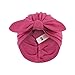 Hudson Baby Baby Girls Turban Cotton Headwraps, Pink Navy Floral, One Size