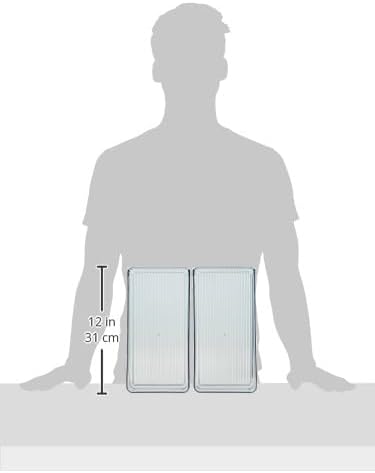 Miniatura 8 de iDesign Linus - Contenedor organizador de plástico para refrigerador y congelador, contenedor transparente para alimentos, bebidas, organización de