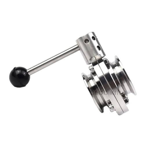 Vanne papillon inox anti-contamination pour circuits de lait et bière artisanale - 4