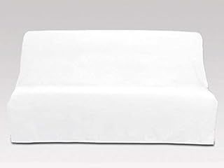 Soleil d'ocre Panama Housse Clic-Clac en Coton Panama Coton Blanc 190 x 204 cm