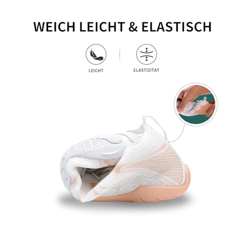 Image of SIOSNETA Hike Barefoot Shoes for Women Men, Breathable Non-Slip Athletic Footwear, Wide Toe Water Shoes for Hiking, Non-Slip Neuropathy Shoes for Women Men, Grounded Comfort wear