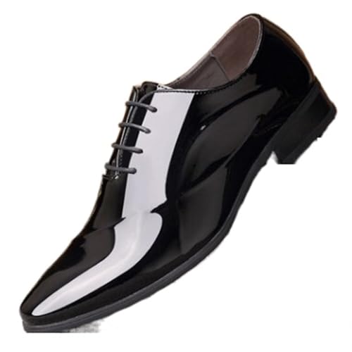 Dress Shoes for Men Men's Pointed Leather Casual Shoes Stylish Low Top Solid Design for Everyday Wear
