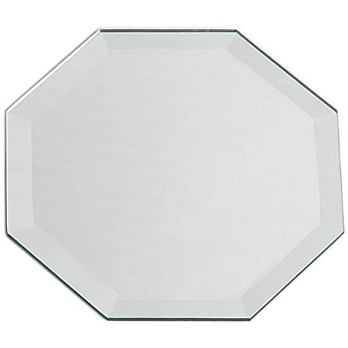 Darice Bevel Edge Glass Octagon, 8 inches Mirror