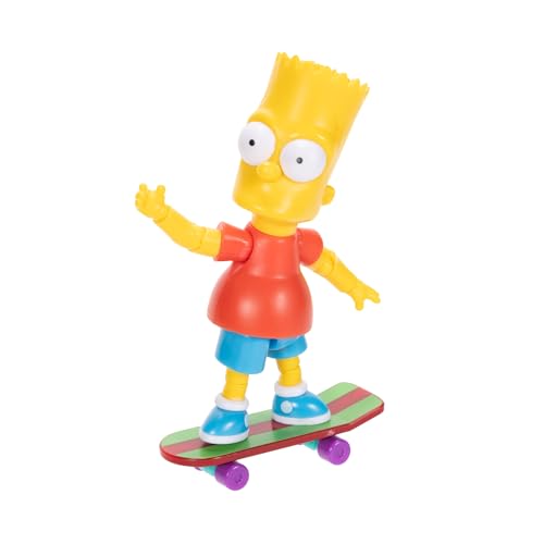 Figurine de collection Bart Simpson 12,7 cm articulée avec skateboard - 7