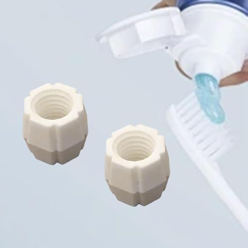 Baoblaze 2pcs Toothpaste Refill Adapter Conversion Connector Refillable Compact Travel Converter Toothpaste Tube Transfer - 2
