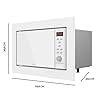 Cecotec Microondas encastrable Digital GrandHeat 2350 Built-In White. 900W, Integrable, 23 Litros, Grill, 9 Funciones preconfiguradas, Quick Start, Temporizador #4