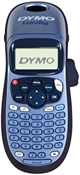 Dymo S0883990 LetraTag Handheld Label Maker, ABC Keyboard Label Printer with Easy-to-Use, 13 Character LCD Screen, for Home or Office, Blue, LT-100H, UK Version image 5