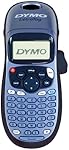 Dymo S0883990 LetraTag créateur d'étiquettes portable, imprimante d'étiquettes avec clavier ABC et écran LCD de 13 caractères, pour la maison ou le bureau, bleu, LT-100H, version UK