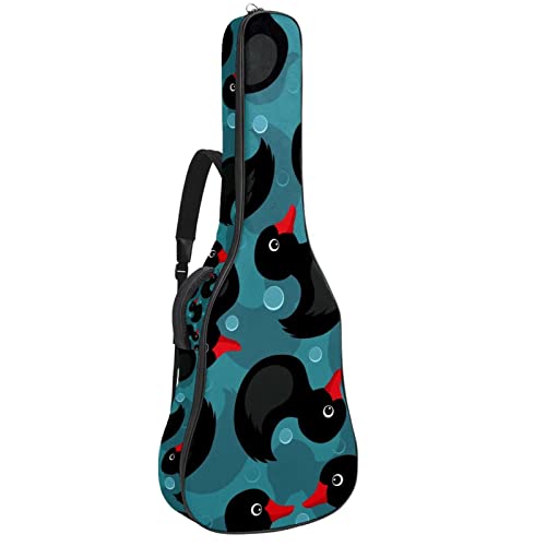 Sac à dos guitare acoustique imperméable avec organiseur et housse paresseux