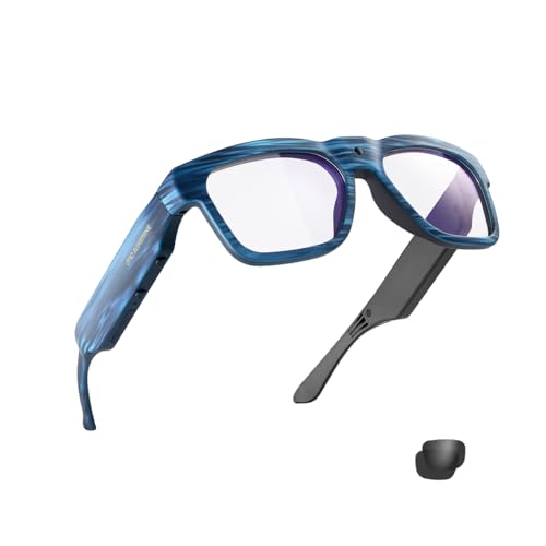 OhO Smart Glasses,256G Camera & Bluetooth Sunglasses with Open Ear Speaker Headset Headphone, Indoor&Outdoor Sports,Polarized UV Protection,For Men Wo