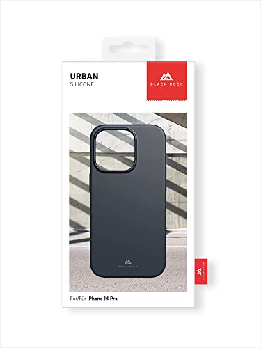 Silikonskal Urban Case för iPhone 14 Pro – Halkfritt och Tunt, Svart