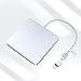 VersionTECH. USB Ultra Slim External DVD Drive Burner Optical Drive CD+/-RW DVD +/-RW Superdrive Disc Duplicator Compatible with Mac Macbook Pro Air iMac and laptop