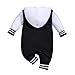 IURNXB Baby Boy Girls Long Sleeve Button Patchwork Hooded Baseball Jacket Casual Fashion Streetwear Romper 0-18 Months (Black1, 6-9 Months)