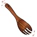 PAMINGONO Acacia Mangium Wooden Salad Spork Eco-friendly Utensils for Serving Salads Fruits and Vegetables Easy to Clean and Safe for All Tableware