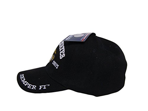 Usmc Marines Marine Corps Ega United States Black Semper Fi Embroidered Cap Hat 4-07-C #TOP2