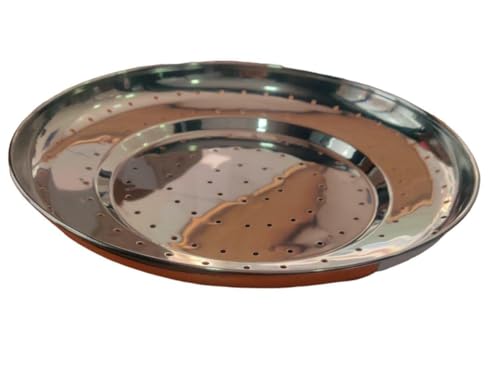 Image of Chapati Jali for Gas Stove, Phulka & Paratha Roaster, Rust-Proof Food Grade Steel Roti Maker Net Durable Kitchen Tawa Accessory (S.S BHAKHRI DISH)