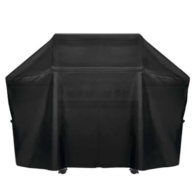 Grill Cover for Napoleon Prestige PRO 500 and Prestige 500 Grill, Grill Cover Fit Napoleon 61500, Heavy Duty Waterproof 600D Polyester Grill Parts, Black