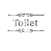LIOOBO Wc Adesivo murale specchio inglese Adesivo murale acrilico per toilette domestica Decorazioni bagno (argento)