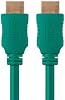 Cable HDMI de alta velocidad Monoprice de 6 pies, 28AWG, con núcleos de ferrita - Verde 2