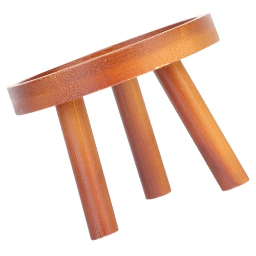 YARNOW expositor de plantas Portamacetas de madera soporte de la magdalena estante para plantas en macetas decoración jardineras exterior soporte de maceta simple macetero sencillo Brown