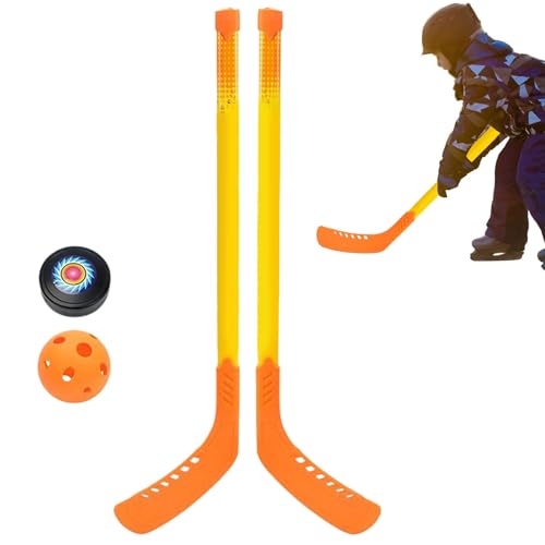 Genérico Palos de Hockey en Sala, Palos de Hockey para | Juego de palos de hielo | Juego de bolas de hielo al aire libre para, Juego de luces para principiantes