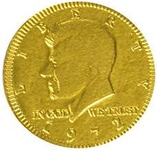 Miniatura 2 de Fort Knox Monedas de chocolate con leche belga envueltas en lámina dorada, 1 libra