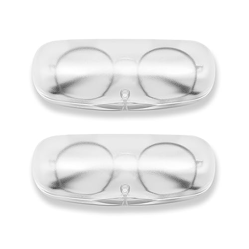 ZARSIO 2 Pieces Hard Shell Glasses Cases